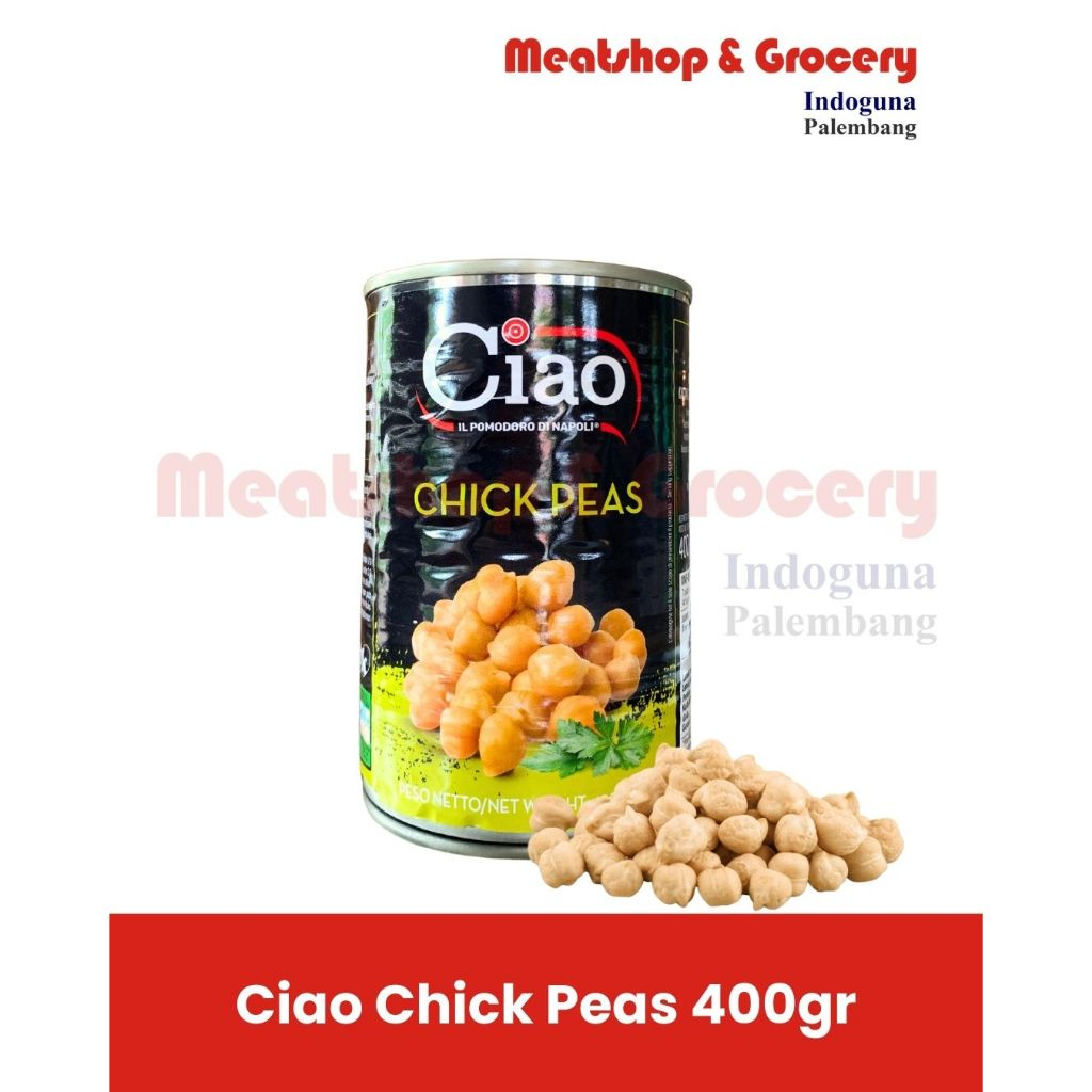 

Kacang Arab Dalam Larutan | Ciao Chick Peas 400gr