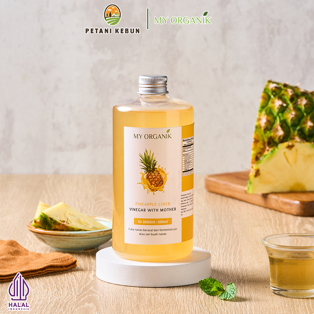 

MY ORGANIK - CUKA NANAS ORGANIK TANPA CAMPURAN - PINEAPPLE CIDER VINEGAR 500ML
