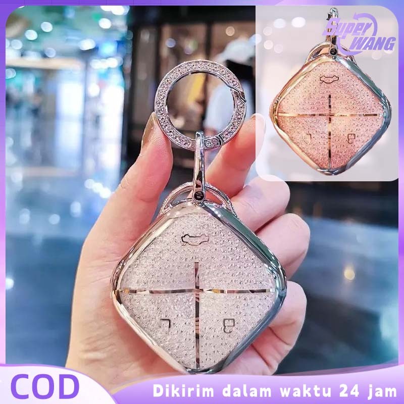 Case Kunci Mobil Wuling Air Ev Cover Kunci Remote Mobil Car Key Case Untuk Wuling Cloud EV Binguo EV