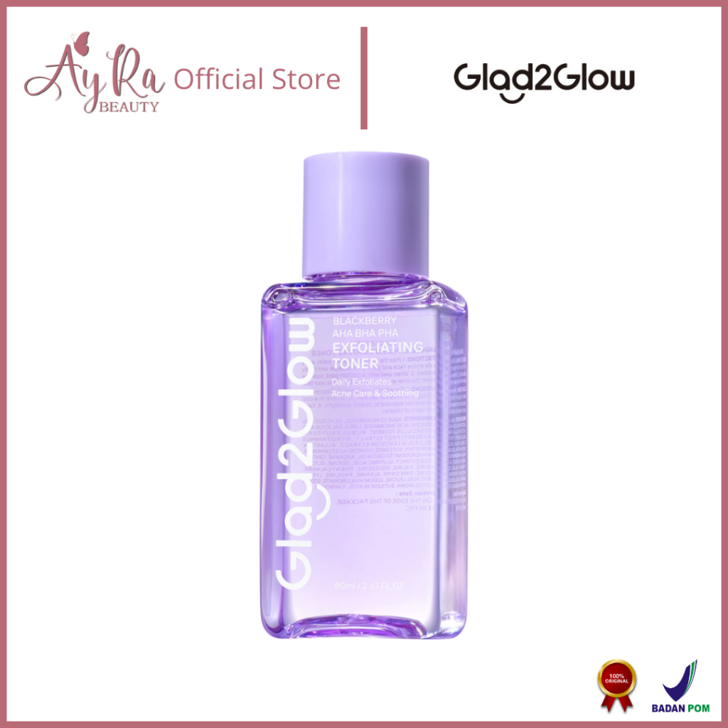 AyRa Beauty - Glad2Glow Daily Exfoliating Toner face mist hydrating toner centella Toner eksfoliasi 