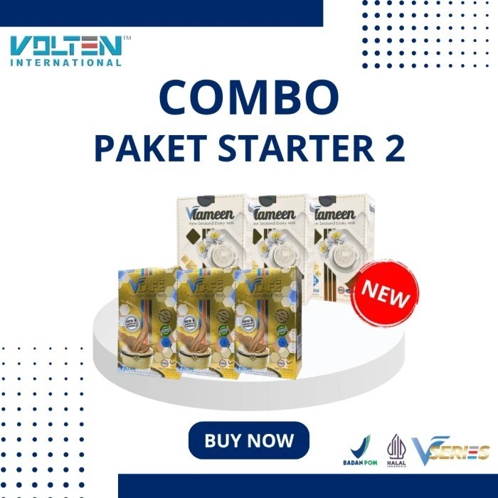 

Combo Paket Starter 2 Vcafe Premium Black Tea 3Box dan Vtameen 3Box