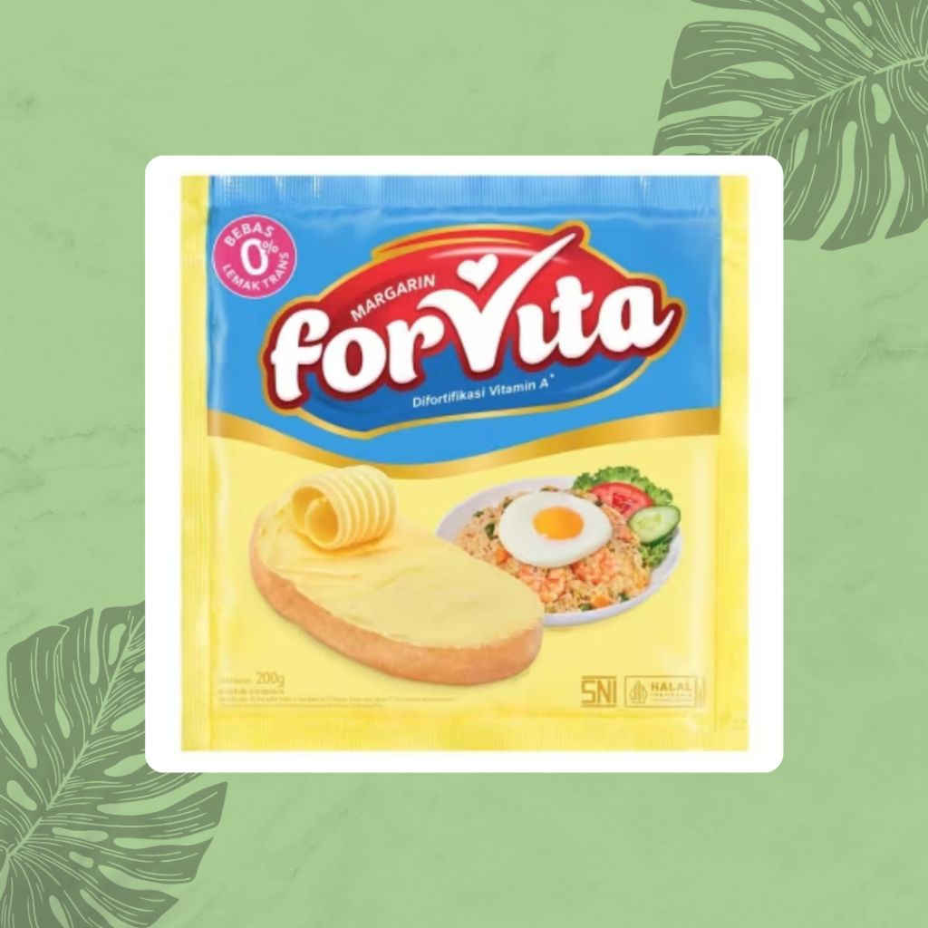 

ForVita Margarine 200gr [Setiap Pembelian 3 Pcs Gratis Kotak]