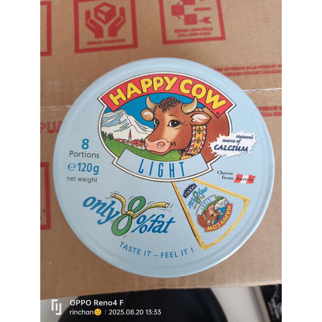 

Happy cow light cheese 120gr