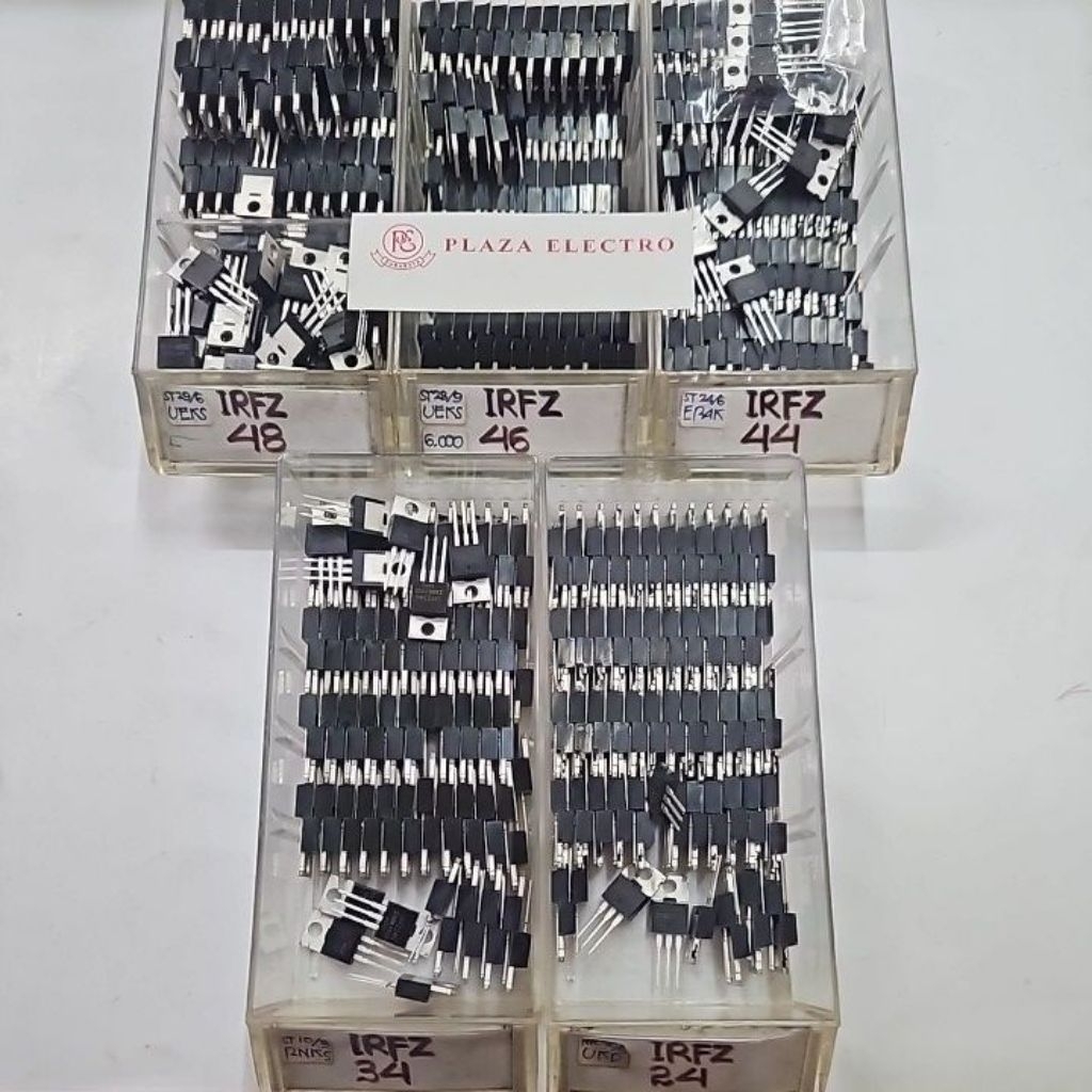 IC TRANSISTOR IRFZ 24 / 34 / 44 / 46 / 48 N IOR ASLI ORIGINAL IRFZ24 IRFZ34 IRFZ44 IRFZ46 IRFZ48