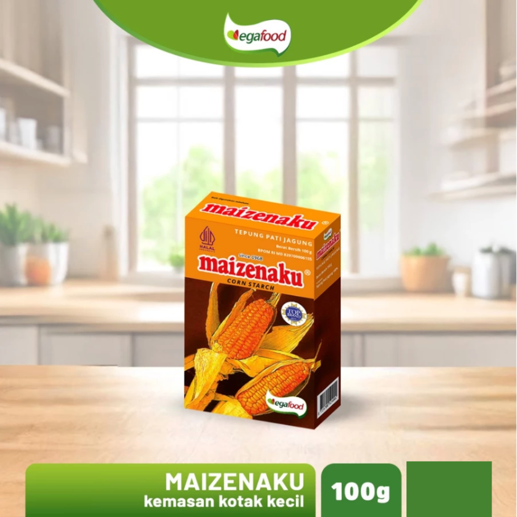 

MAIZENAKU TEPUNG MAIZENA kemasan kotak 100gr HALAL CORN STARCH PREMIUM UNTUK KUE KERING