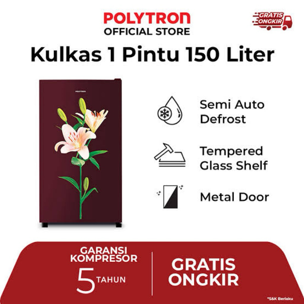 Kulkas Polytron PRB 157