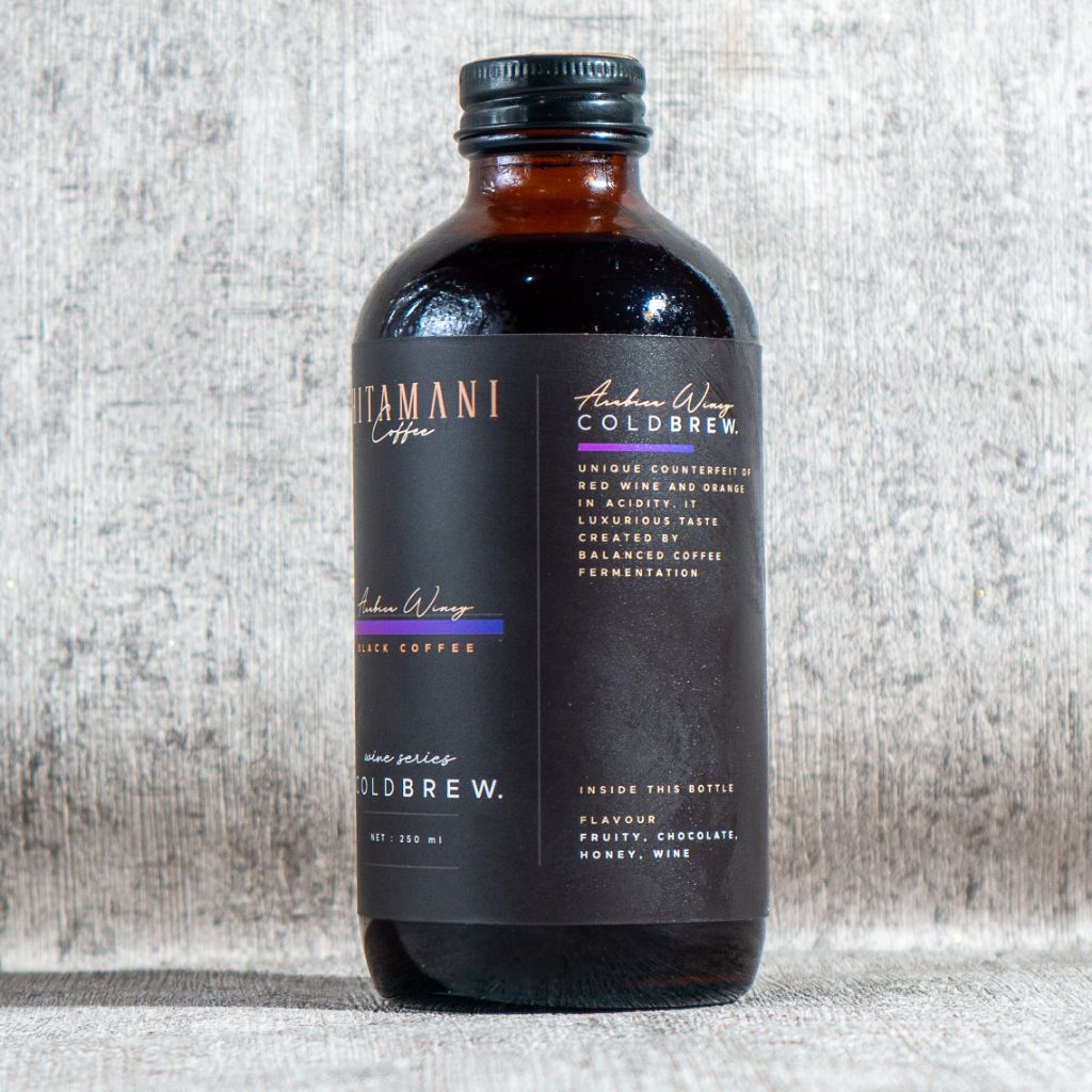 

Hitamani Arabica Winey 250 ml - ColdBrew ( Black Coffee Concentrate )
