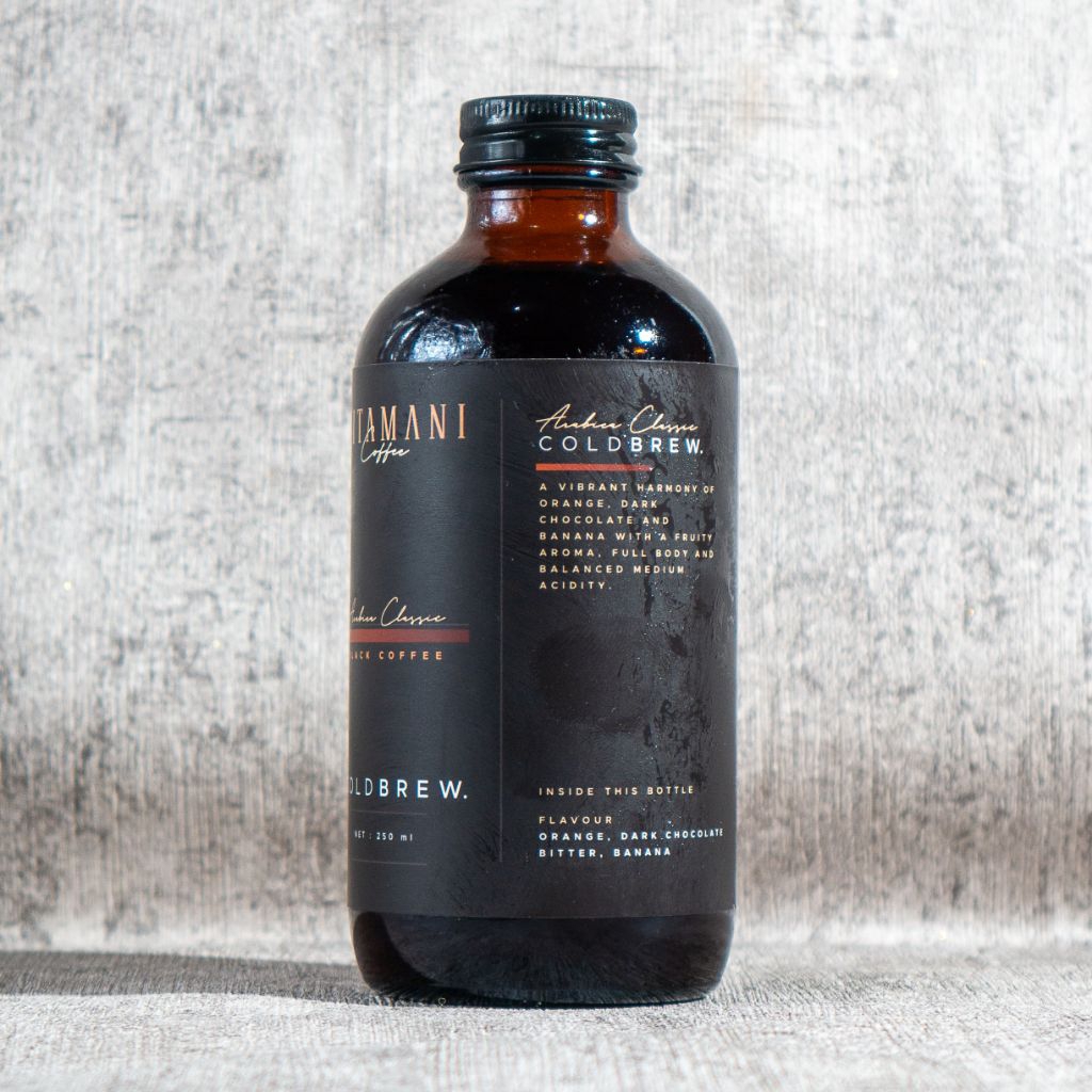

Hitamani Arabica Classic 250 ml - ColdBrew ( Black Coffee Concentrate )