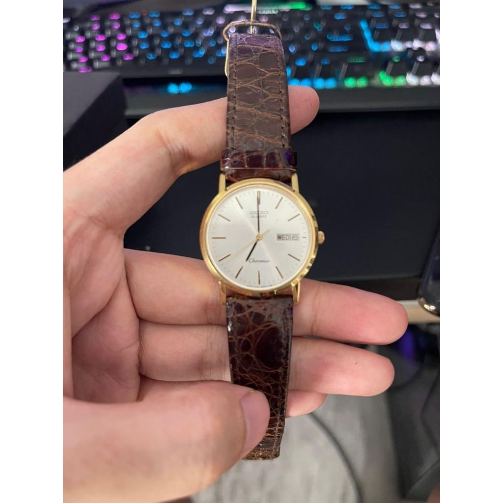 SEIKO CHRONOS QUARTZ VINTAGE WATCH SECOND