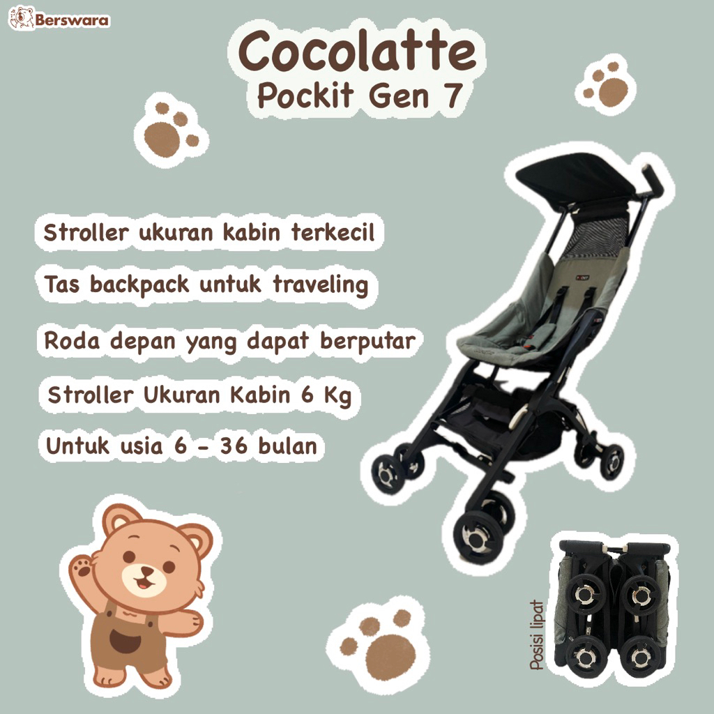 Sewa Stroller Cocolatte Pockit Gen 7