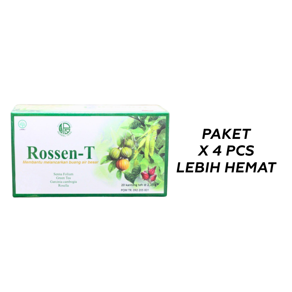 

4 PCS Rossen T Herba Wahida – Teh Herbal Melancarkan BAB & Detoks Tubuh