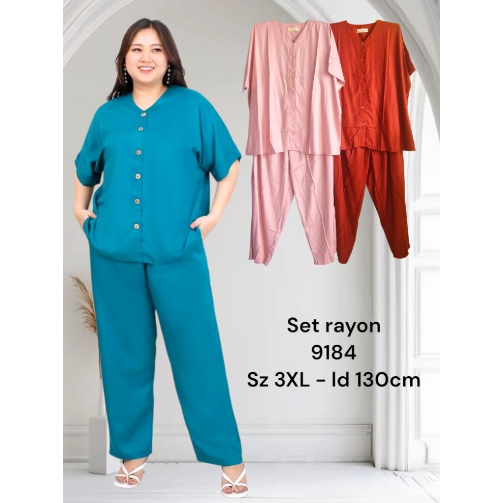 stelan rayon cewek stelan rayon wanita stelan rayon perempuan stelan rayon dewasa cewek stelan rayon
