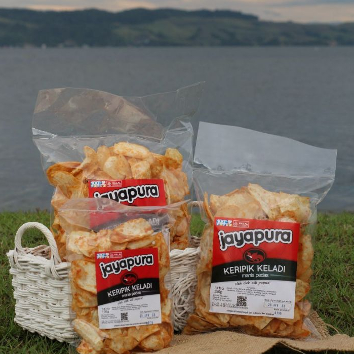 

Keripik Keladi Jayapura Manis pedas 250 gr