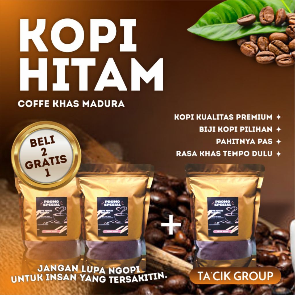 

TERBARU.. beli 2 gratis 1 kopi Bubuk Hitam Robusta_Kopi Premium, Aroma Kuat, Cocok Buat Pecinta Kopi Hitam, Pahitnya Pas & Nikmat, Khas