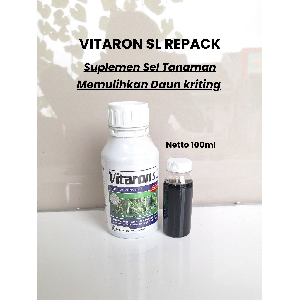 Vitaron SL 100ml - Suplemen Sel Tanaman - Obat Tanaman Stress - Pemulih Pasca Virus & Hama
