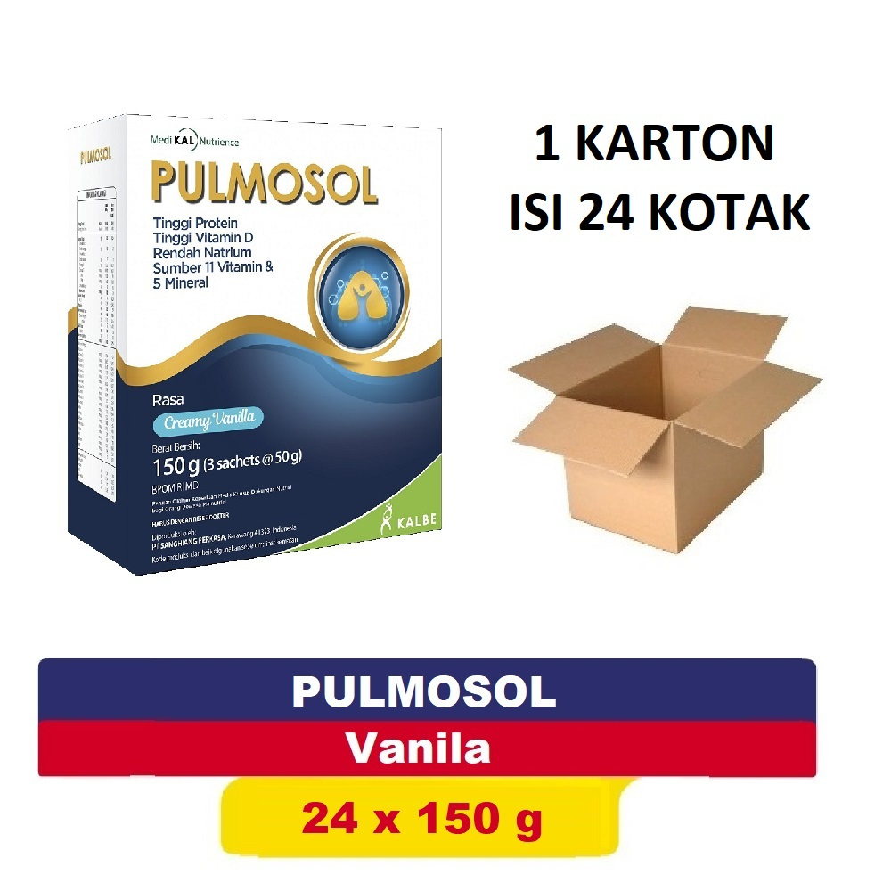 

Pulmosol 150 Gr (1 KARTON ISI 24 KOTAK) Kalbe