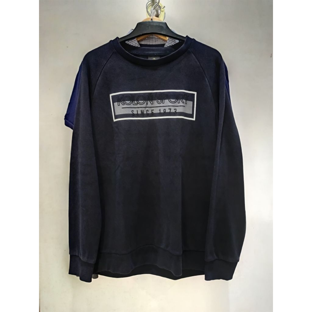 crewneck KOLON SPORT logo bordir
