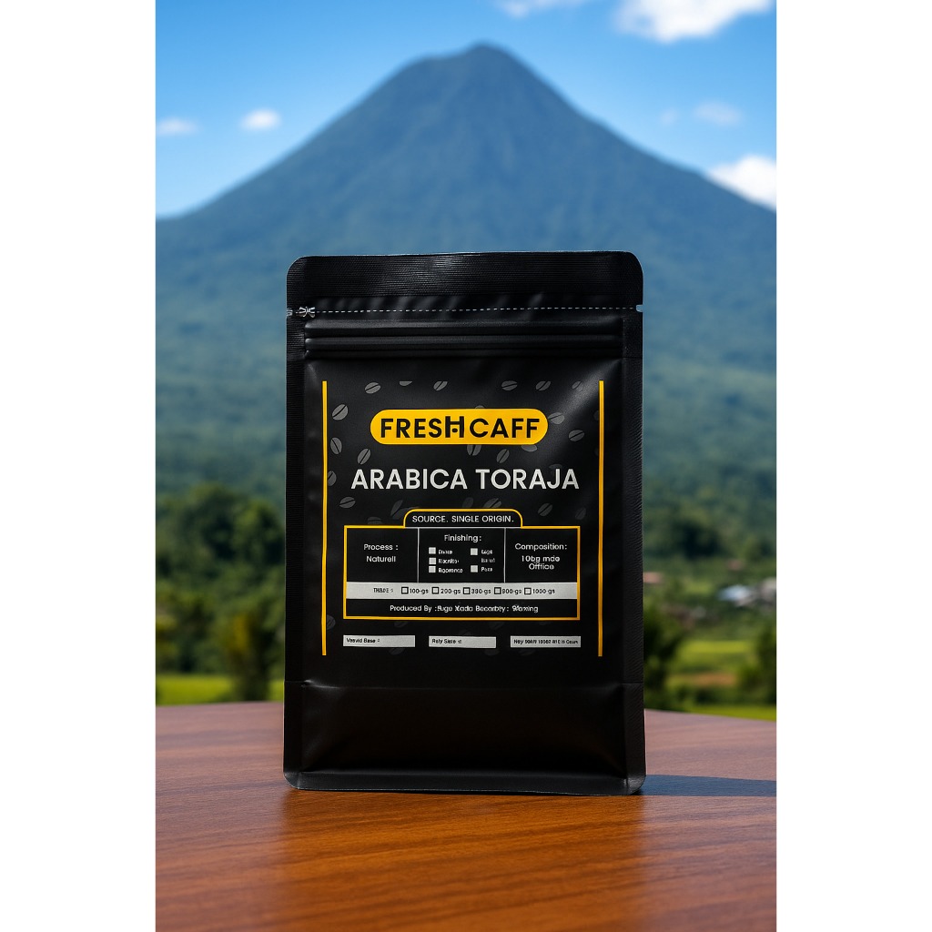 

KOPI ARABICA TORAJA 100 GRAM, FRESHCAFF