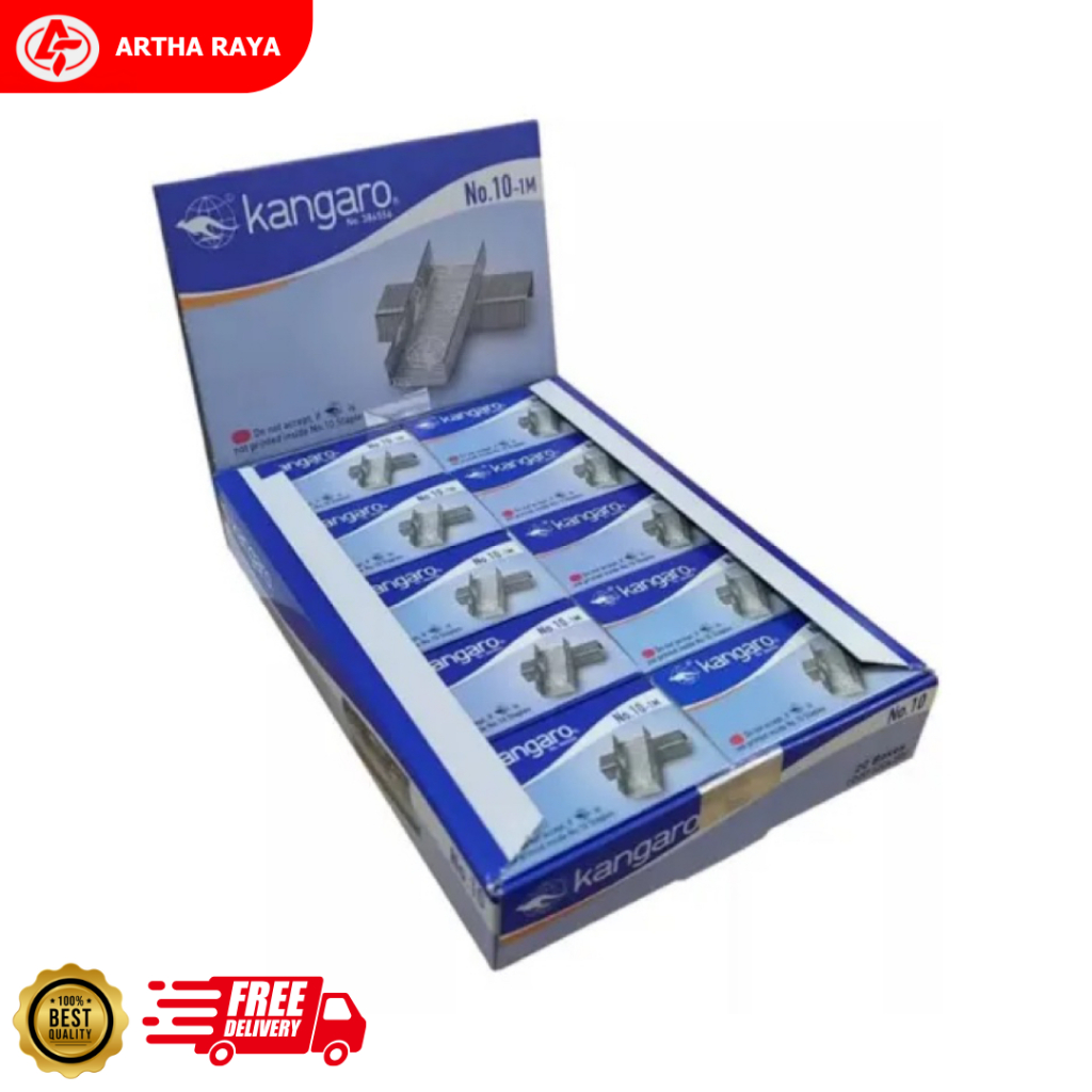 

Isi Necis / Isi Staples Kangaro No 10 1 Box Kecil