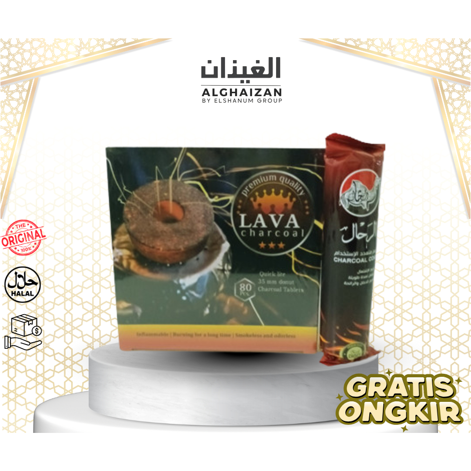 Arang Alrahal Charcoal Magic Pengharum Ruangan / Arang Dufa Bukhur Arang