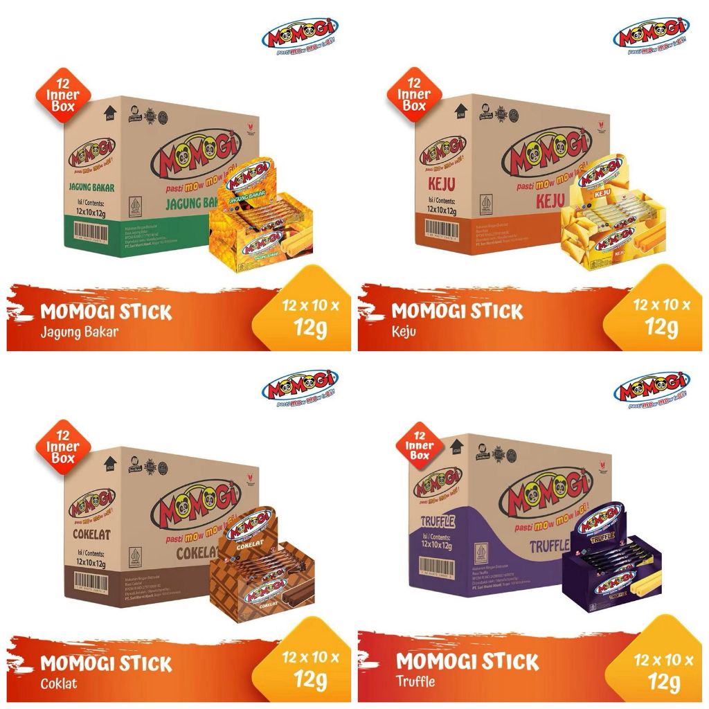 

MOMOGI KARTON ISI 12 gr x 12 BOX (ECER 1000) Karton
