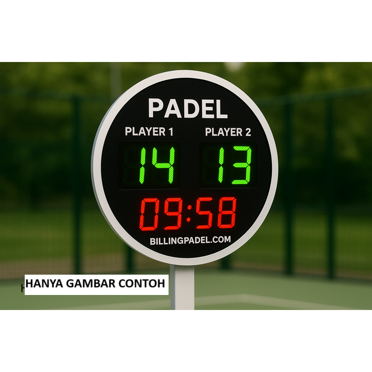 Papan skor padel | Papan skor lapangan padel | Score Board Padel Court CUSTOM