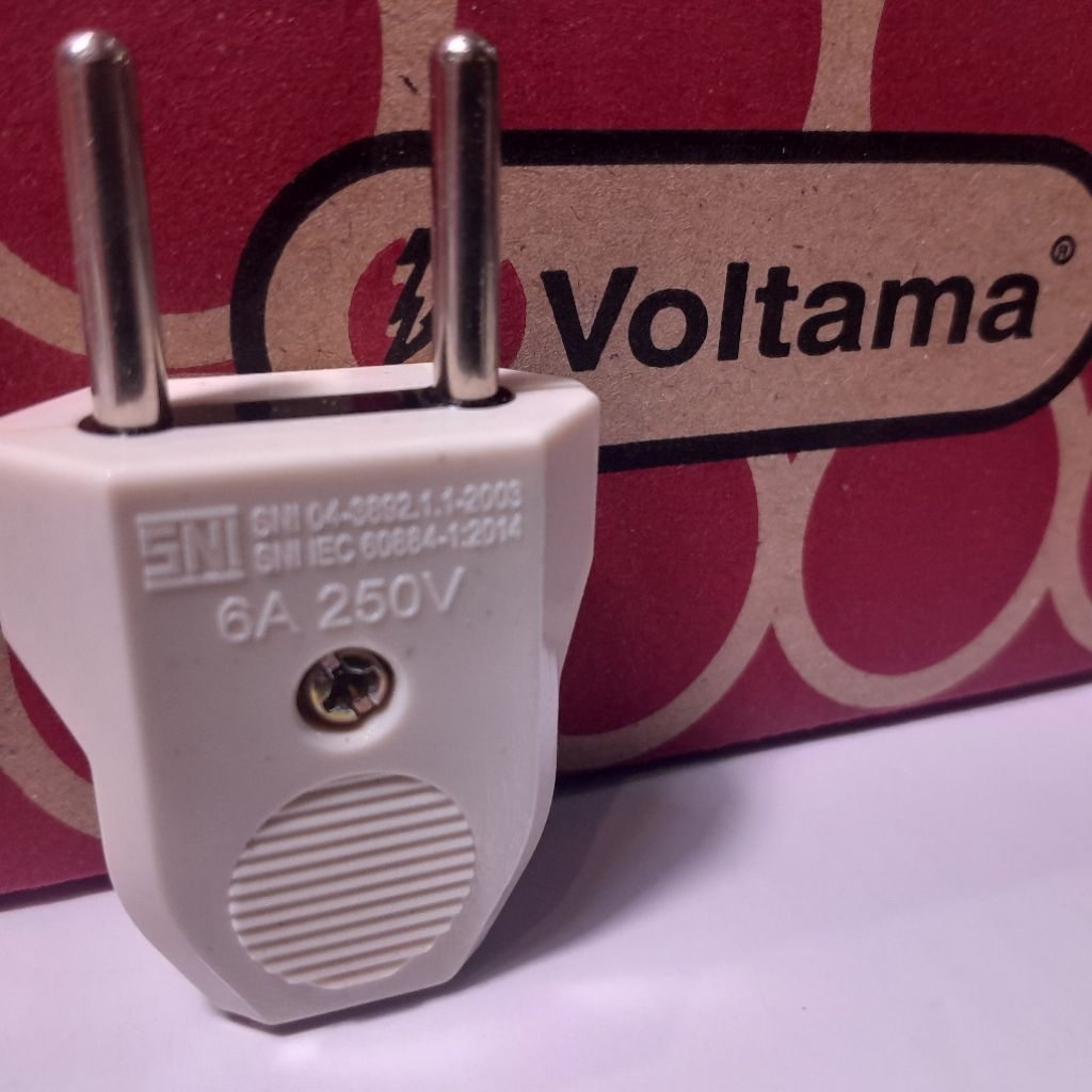 Steker Tipis Steker Gepeng Terminal Bakelite (Tahan Panas) Voltama V-511