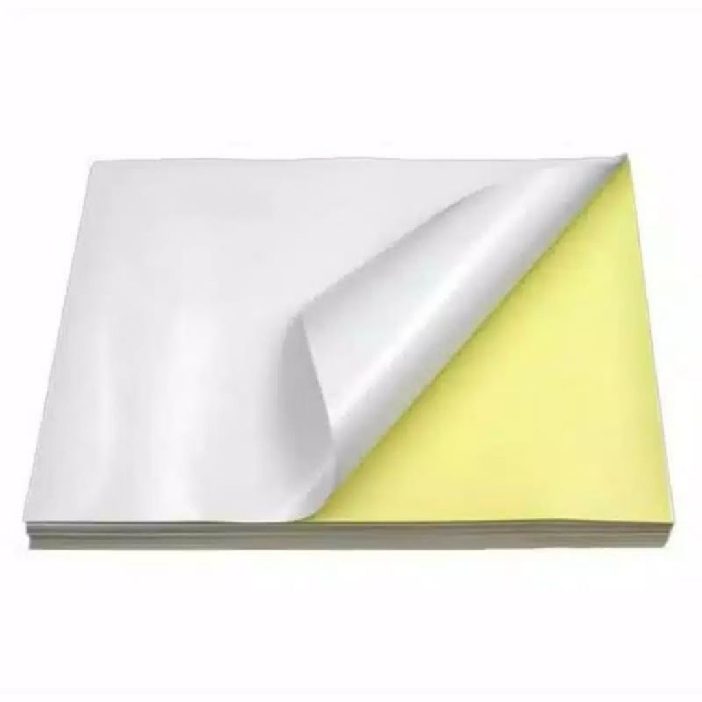 

PACK ISI 50] STIVKER CHROMO FOLIO / CHROMO F4 / KERTAS STICKER GLOSSY