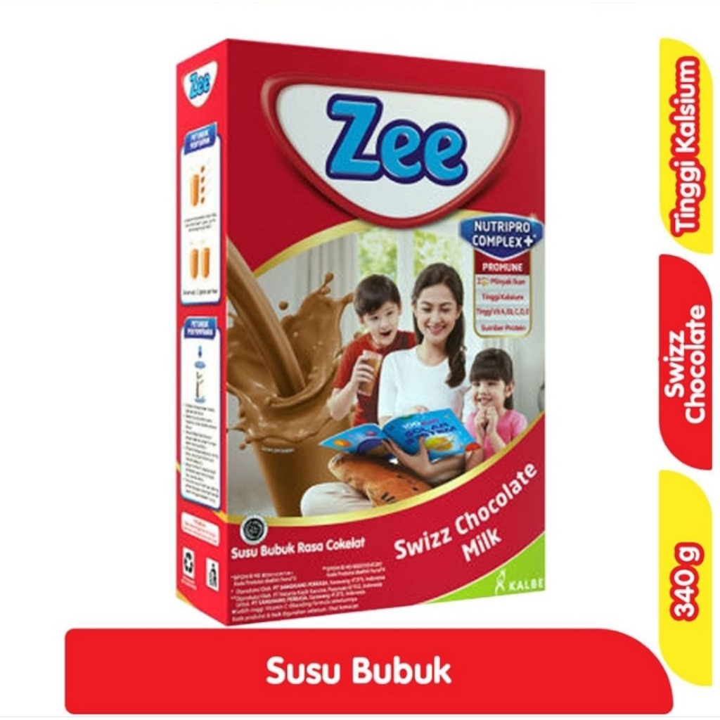 

Zee Nutripro Complex Susu Bubuk Rasa SwizzCokelat 340 g