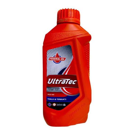 Federal Oil Ultratec 1L | Oli Motor Manual Bebek & Sport 4T | Oli Federal Ultratec 1 Liter