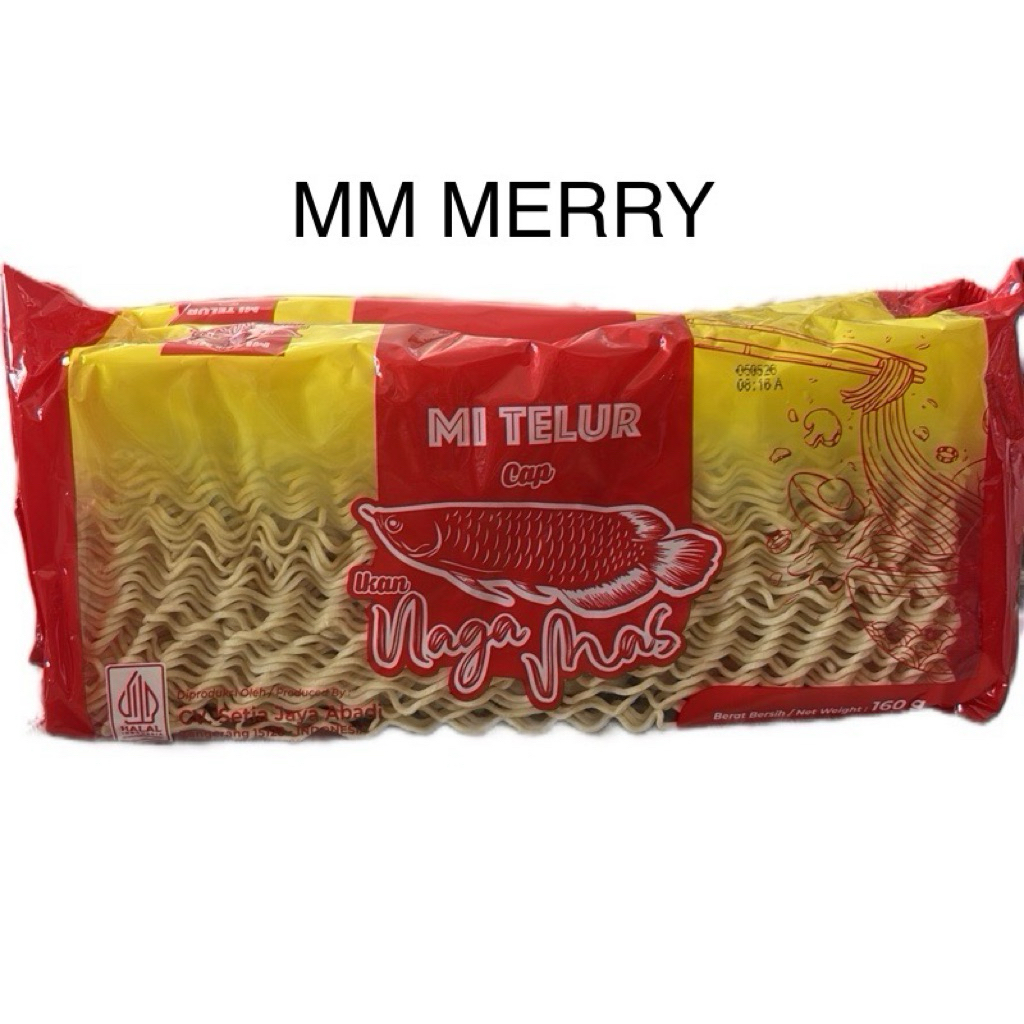 

MI TELUR CAP IKAN NAGA MAS 160g
