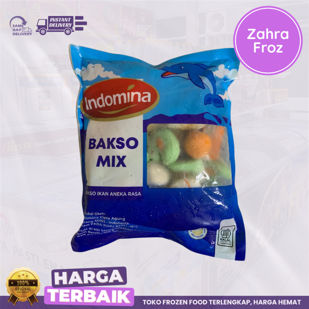 

INDOMINA BAKSO MIX 500 GR