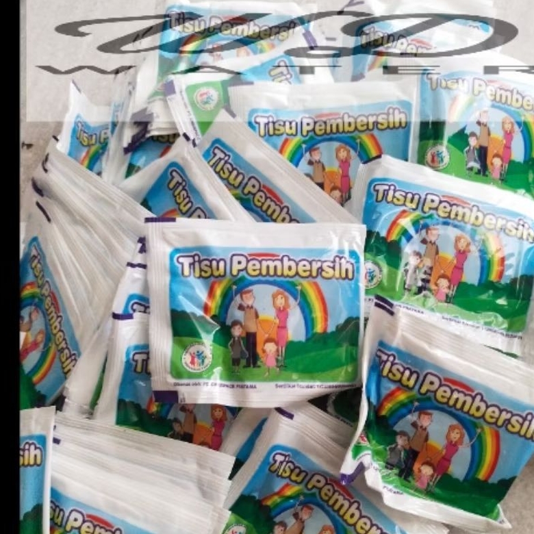100PCS TISYU PELANGI TISU GALON ISI ULANG TISYU BASAH BUAT GALON