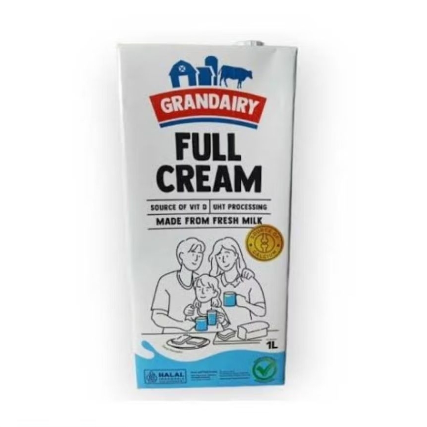 

Grandairy Grand Dairy Susu UHT Full Cream 1 Liter