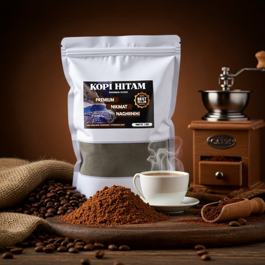 

Kopi Robusta Asli Bondowoso Bubuk Premium Nikmat Harum 1000gr