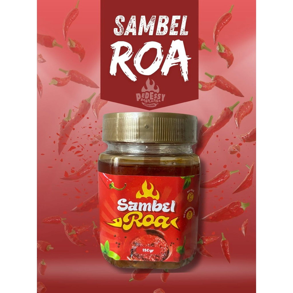 

Sambel Roa (150 Gram) Otentik 100% khas Sambal Roa Manado