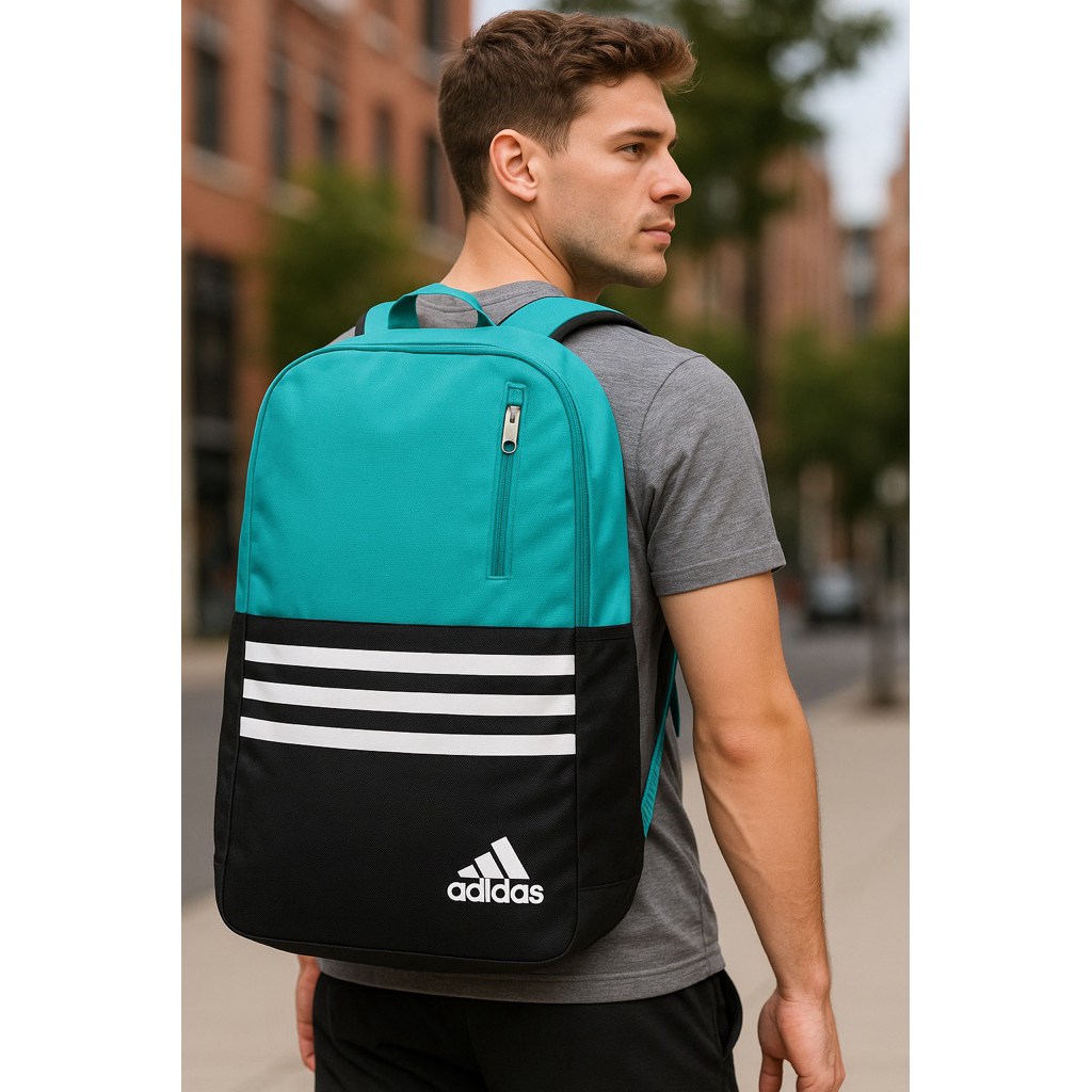 BACKPACK ADIDAS VERSATILE 3 STRIPES TOSCA BLUE