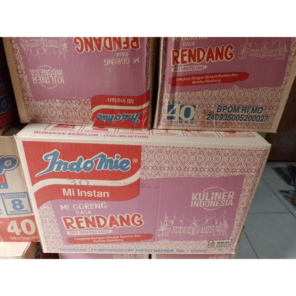 

Indomie Goreng Rendang 1 Karton (isi 40 pcs)