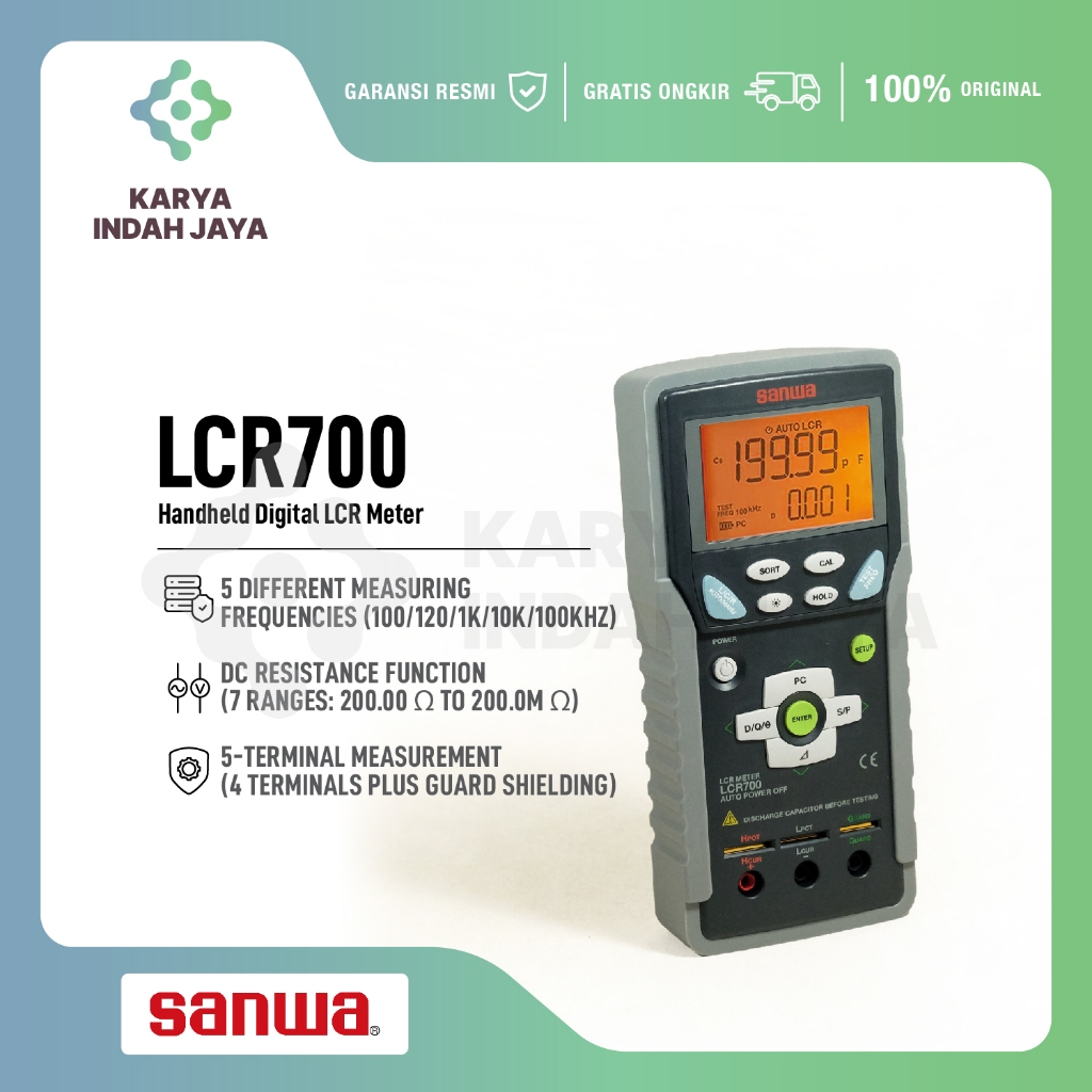 Sanwa LCR700 Handheld Digital LCR Meter