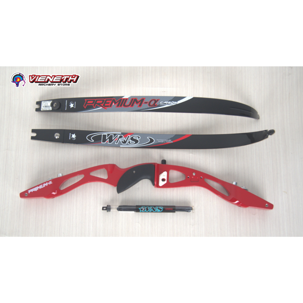Paket Busur WNS PREMIUM ALPHA Recurve Carbon Wood Barebow Bow Set Outdoor Busur Panah Profesional