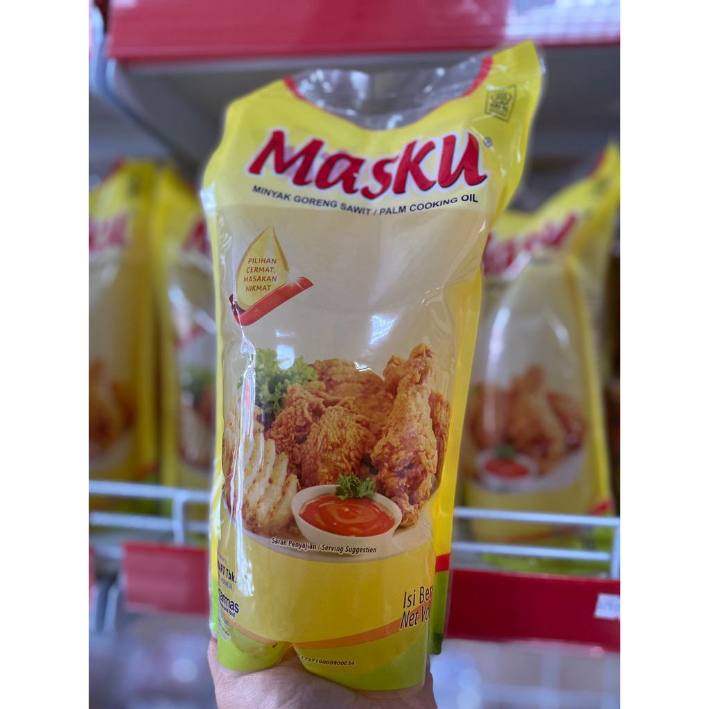 

Masku Minyak goreng sawit / palm cooking oil BERAT 1 liter