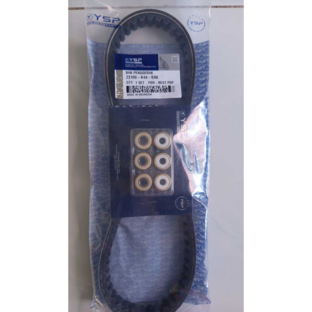 V-Belt Kit K44 VAN BELT SET Beat Pop Esp , Beat Street , Beat Sporty Original YSP