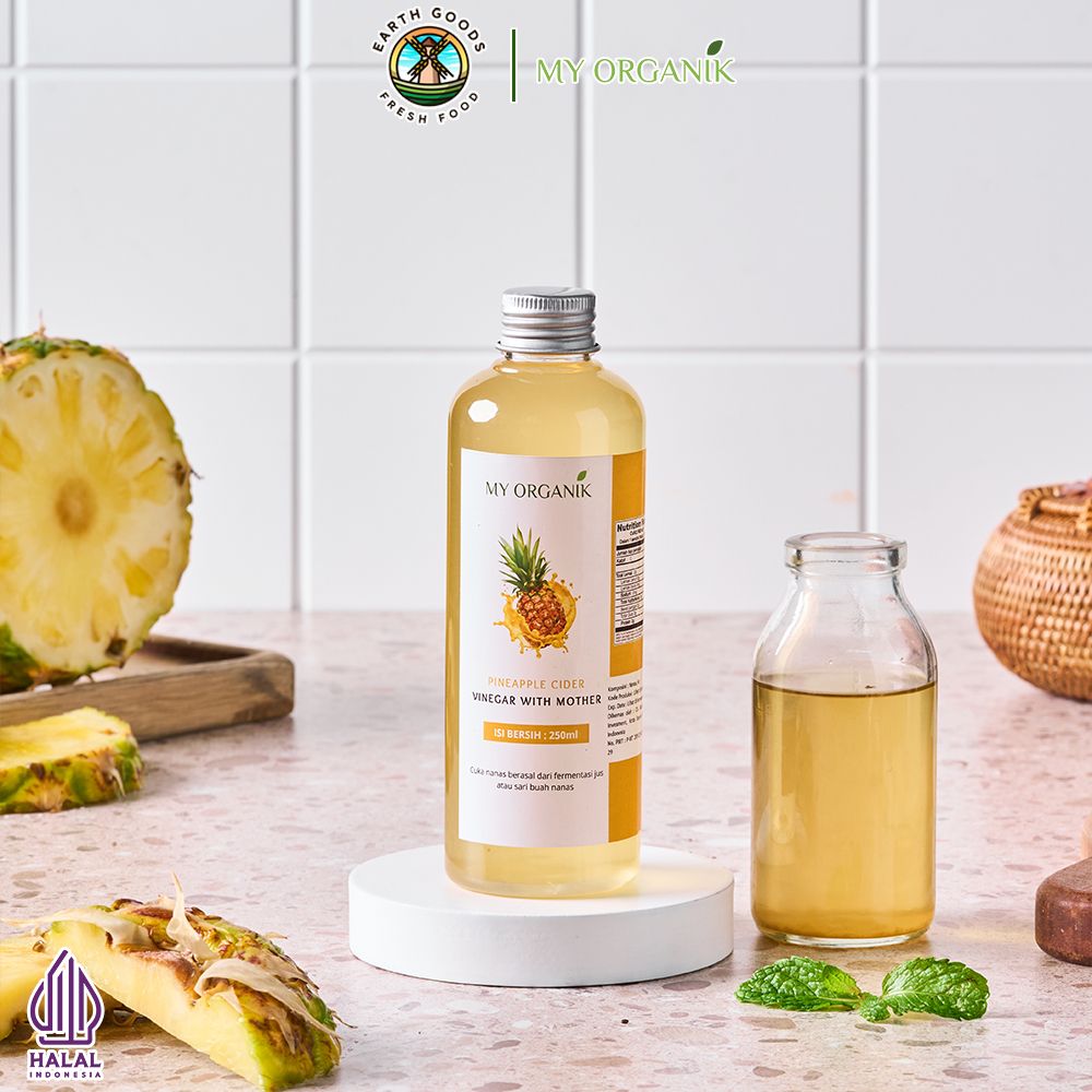 

My Organik Cuka Nanas Pineapple Cider Vinega With the Mother ORIGINAL ORGANIK MURNI TANPA CAMPURAN