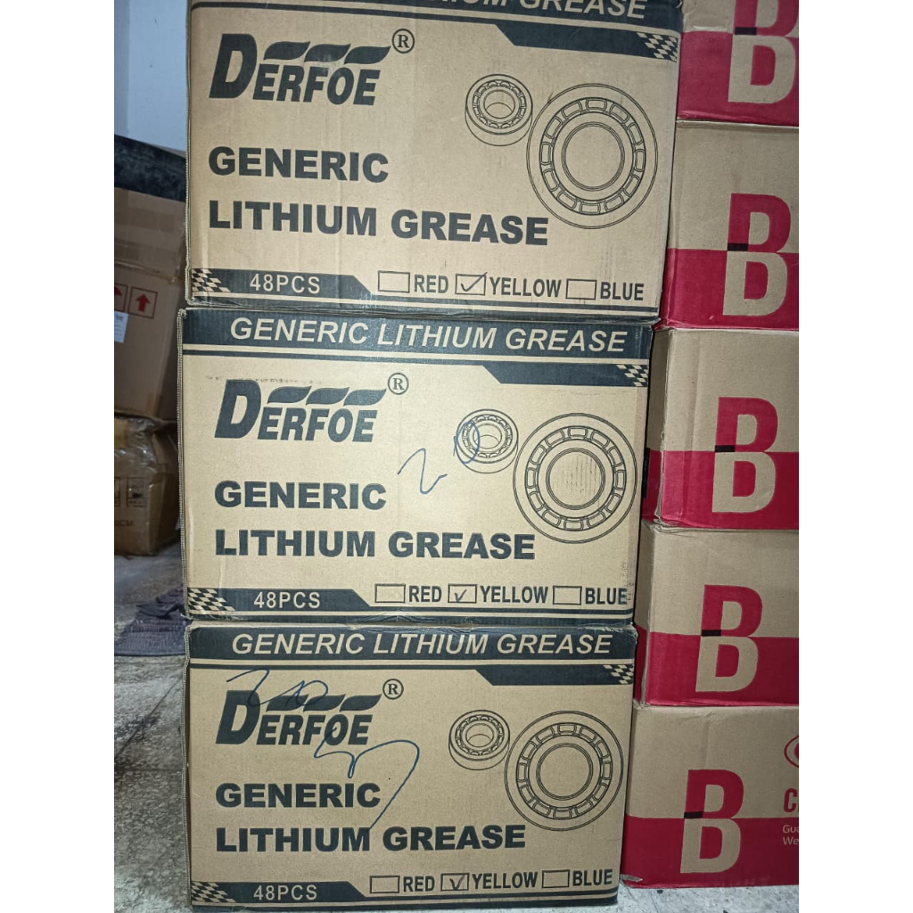 DERFOE – HI-TEMP LITHIUM GREASE 1PCS/3PCS 250G KUNING PELUMAS BEARING TAHAN PANAS & TEKANAN