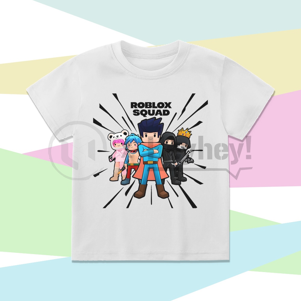 BAJU KAOS ANAK ROBLOX SQUAD - GRATIS CETAK NAMA