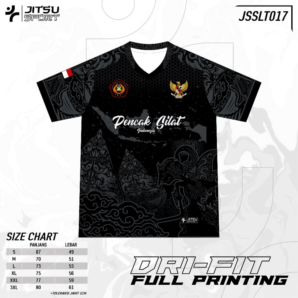 JERSEY PENCAK SILAT // JERSEY PRINTING PENCAK SILAT INDONESIA // JERSEY SPORT BELADIRI PRINTING