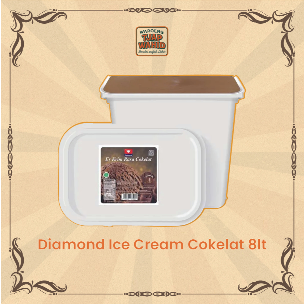 

Diamond Ice Cream Bucket - 8 Liter