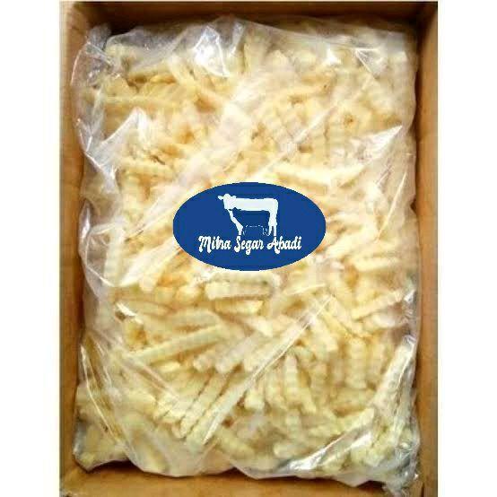 

Kentang Crinkle @10kg - Harga Grosir Per Dus