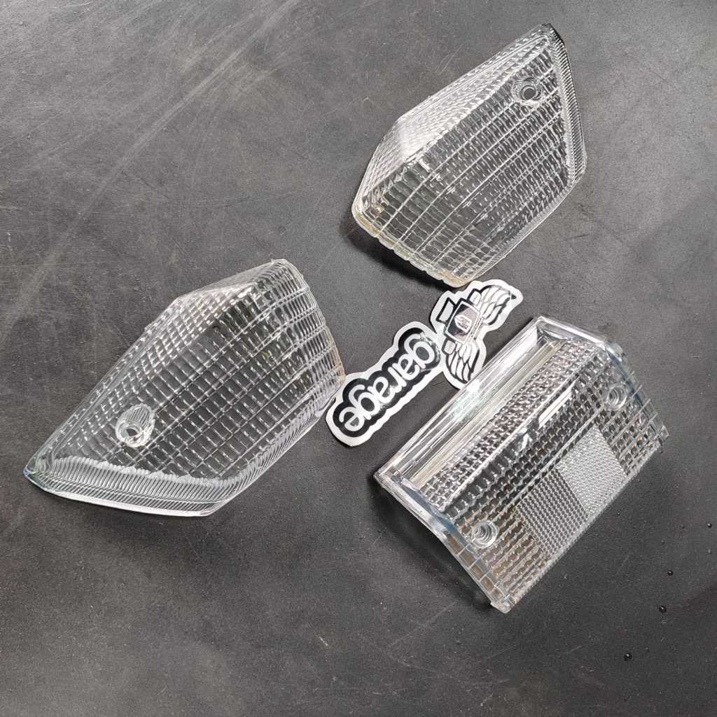 Mika Stoplamp Sein Riting Belakang  Suzuki Rc80 RC100 RC 100 Bravo Bening Putih