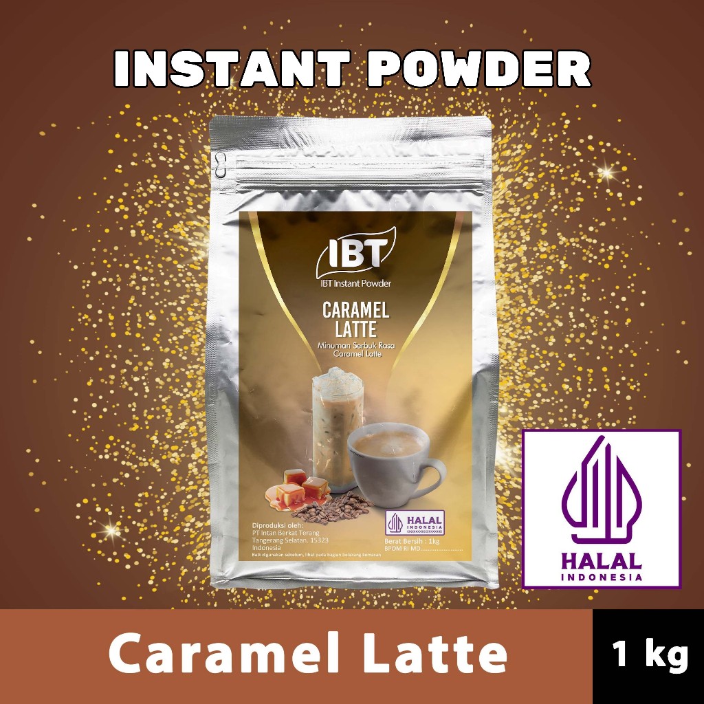 

Bahan Minuman Bubuk Rasa Caramel Latte Serbuk Instant IBT Drink Powder